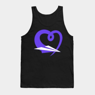 Spreading Love Purple Tank Top